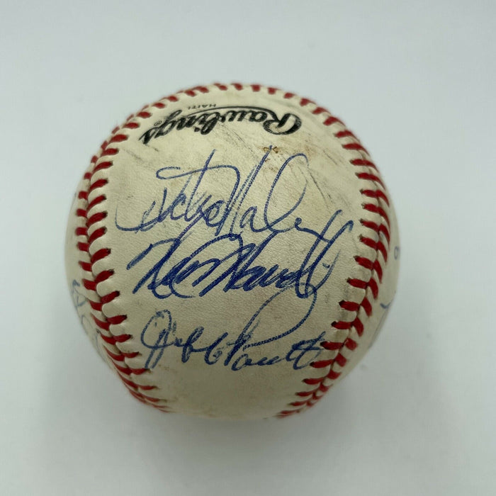 1990 Philadelphia Phillies Team Signed National League Baseball With JSA COA