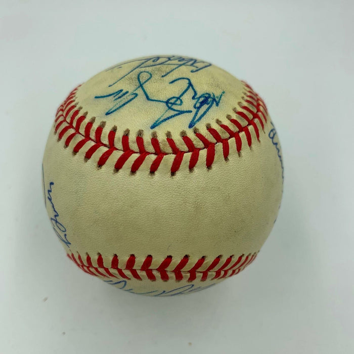 1999 Atlanta Braves NL Champs Team Signed Official World Series Baseball PSA DNA