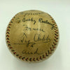 Spectacular Babe Ruth & Ty Cobb Dual Signed Baseball PSA DNA COA