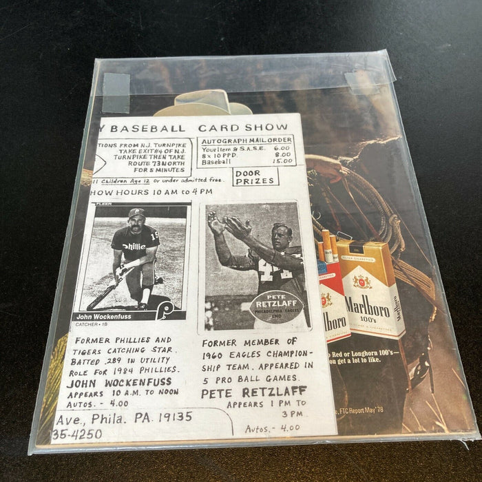 John Wockenfuss Signed Autographed 1979 Tigers Program