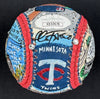 Kirby Puckett Signed Charles Fazzino Hand Painted Pop Art Baseball JSA COA 1/1