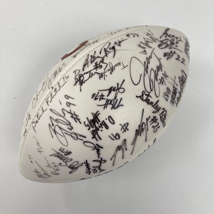 1998 Oklahoma Sooners Team Signed Football PSA DNA COA