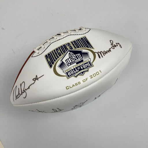 2001 NFL Hall Of Fame Induction Class Signed Football Marv Levy Lynn Swann JSA