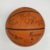 Pete Maravich Pistol Pete 1974-75 New Orleans Jazz Team Signed Basketball JSA