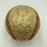1947 Brooklyn Dodgers NL Champs Team Signed Baseball JSA COA