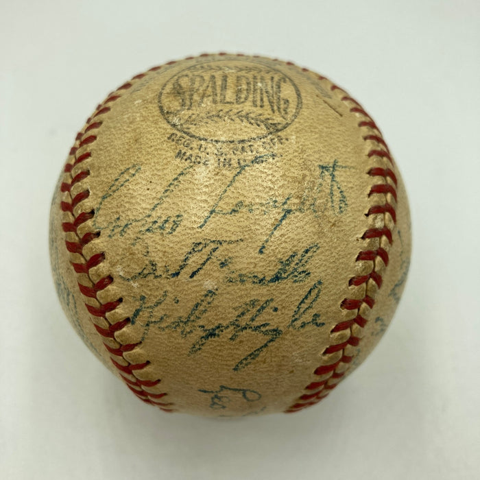 1947 Brooklyn Dodgers NL Champs Team Signed Baseball JSA COA