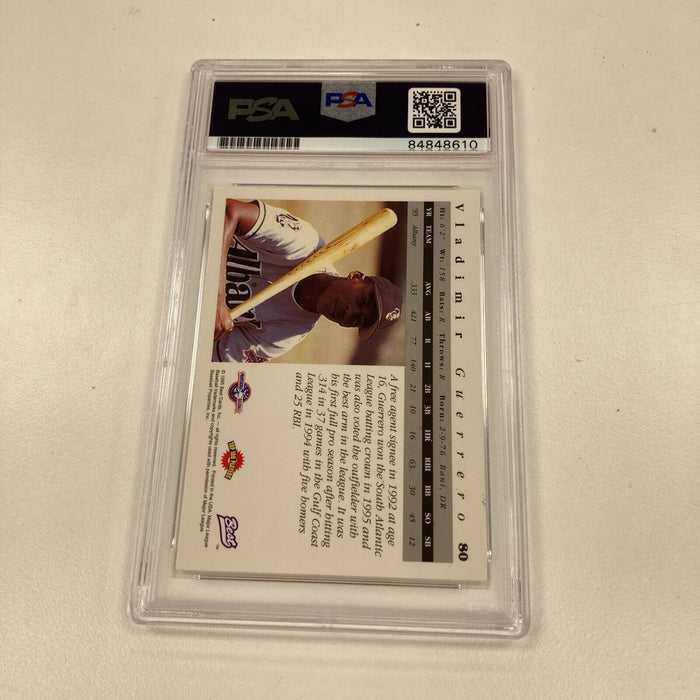 1995 Best Vladimir Guerrero Signed Autographed RC Rookie Card PSA DNA