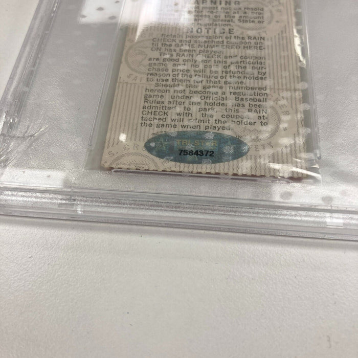 Pete Rose Signed 1975 World Series Game 5 Ticket PSA DNA