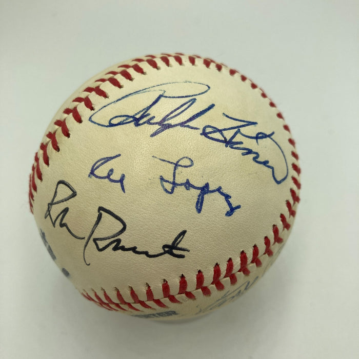 1970's HOF Multi Signed Baseball Red Ruffing Ernie Banks Earl Averill JSA
