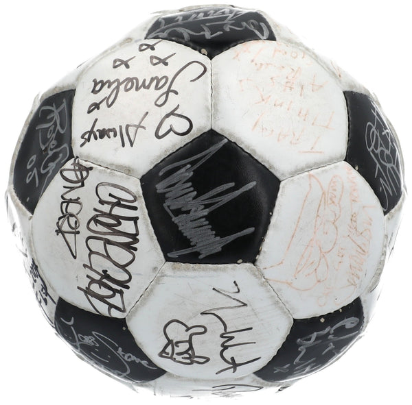 Donald Trump & Kanye West Celebrity Multi Signed Soccer Ball 30+ Sigs JSA COA