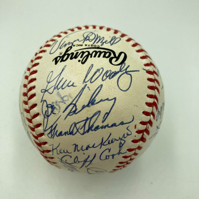 1962 New York Mets Inaugural Season Team Signed Baseball PSA DNA COA