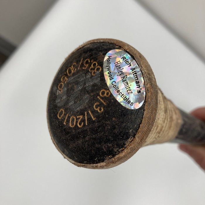 Hanley Ramirez Signed 2010 Game Used Louisville Slugger Baseball Bat PSA DNA COA