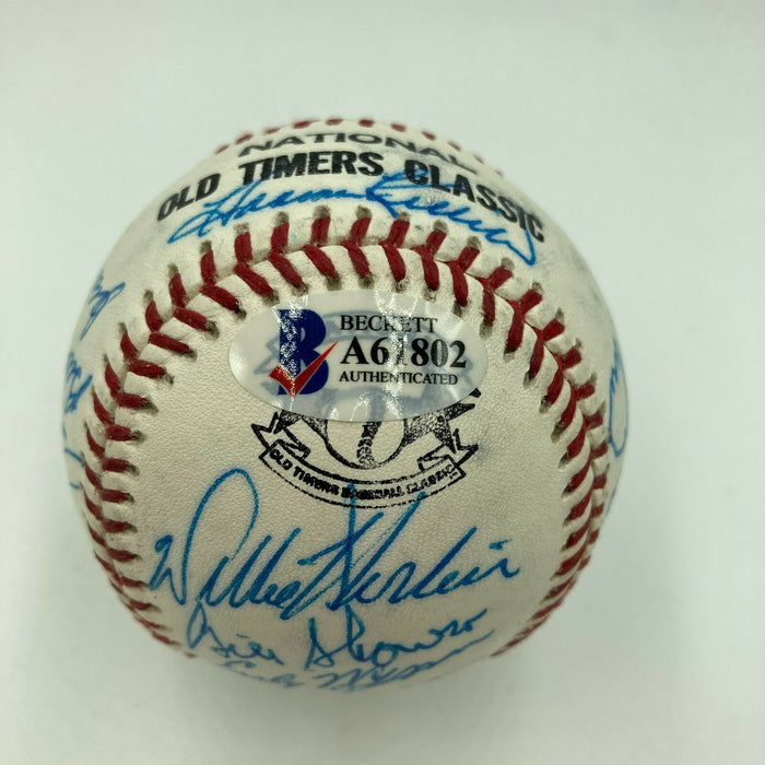 Harmon Killebrew HOF Signed Cracker Jack Old Timers Game Baseball Beckett COA