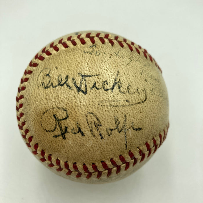 Bill McGowan "Single" Signed American League Baseball JSA COA RARE