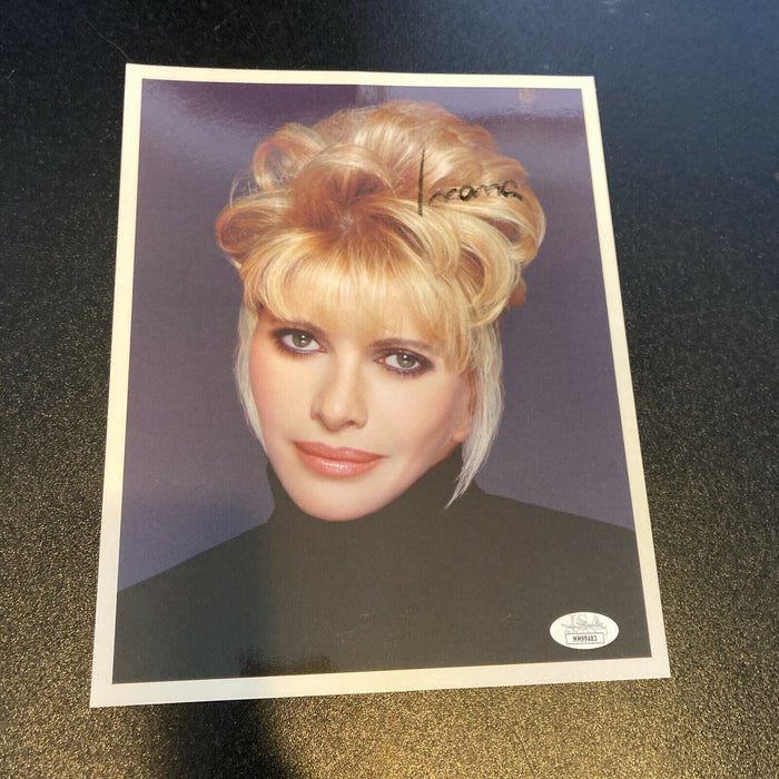 Ivana Trump Signed Autographed 8x10 Photo With JSA COA Donald Trump First Wife