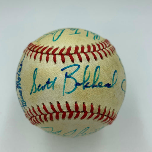 Rare "The Rookie Of 1986" Multi Signed American League Baseball