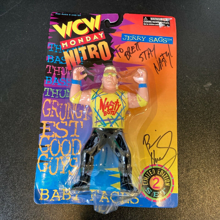 Brian Knobbs Signed Autographed WCW Wrestling Figure With JSA COA