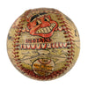 Beautiful Luke Appling Hand Painted George Sosnak Folk Art Signed Baseball