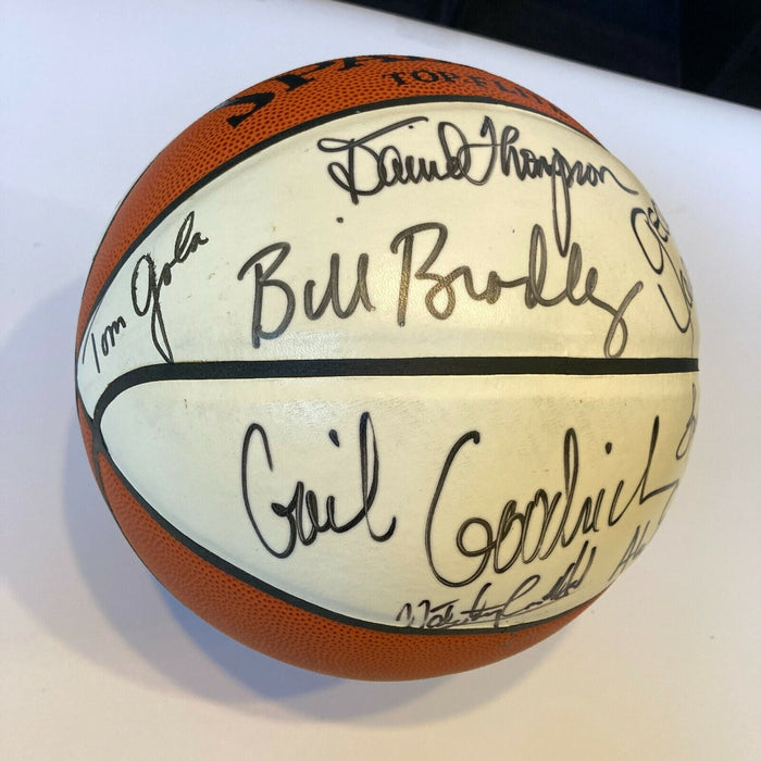 Wilt Chamberlain 2001 HOF Induction Multi Signed Basketball 14 Sigs JSA COA