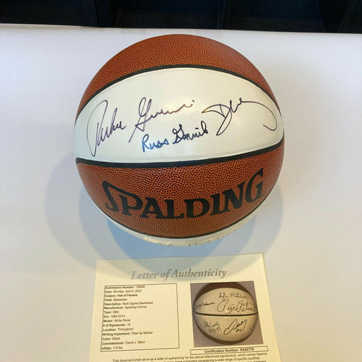 Gary Payton Hall Of Fame Induction Class Of 2013 Multi Signed Basketball JSA