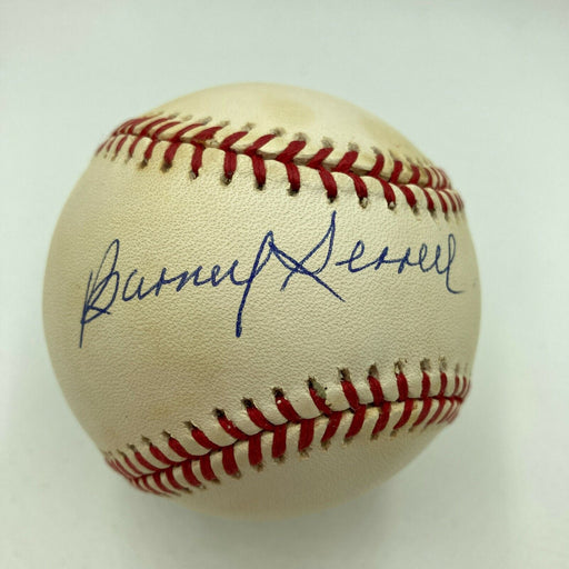Barney Serrell Signed Official Major League Baseball Negro League Legend JSA COA