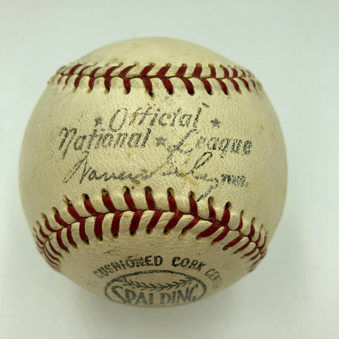 Beautiful Gil Hodges Single Signed Official National League Baseball PSA DNA COA
