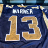 1999 St. Louis Rams Super Bowl Champs Team Signed Jersey Kurt Warner JSA COA