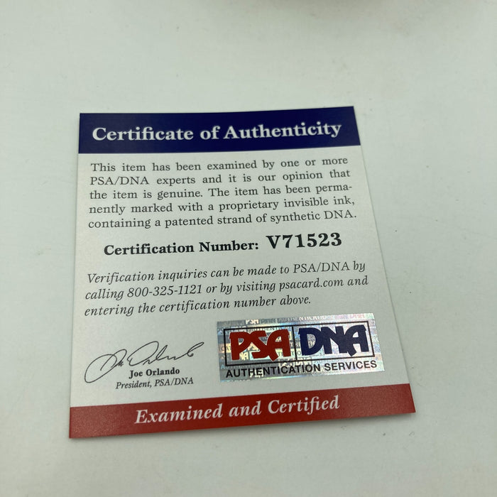 Tino Martinez "1996, 1998, 1999, 2000" World Series Signed Baseball PSA DNA COA