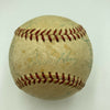 1957 Milwaukee Braves World Series Champs Team Signed Baseball JSA Hank Aaron