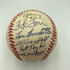 1957 Milwaukee Braves World Series Champs Team Signed Baseball JSA COA