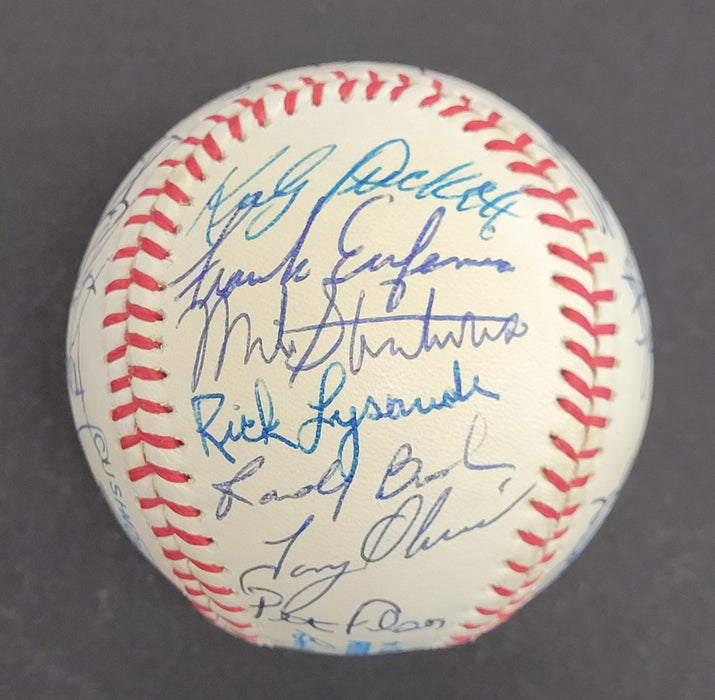 Kirby Puckett 1985 Minnesota Twins Team Signed Baseball JSA COA