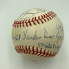 Beautiful No Hitter Pitchers Multi Signed Baseball 12 Sigs With Inscriptions JSA