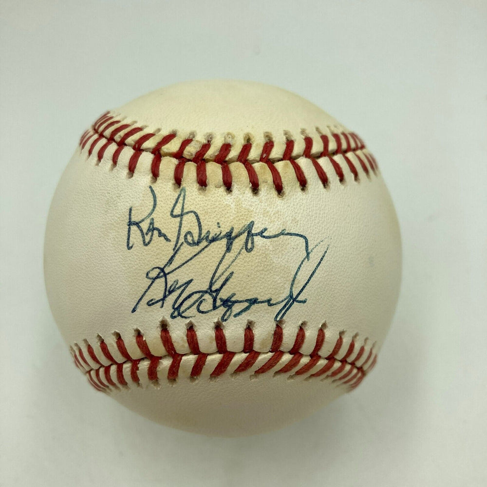 Ken Griffey Jr. & Ken Griffey Sr. Signed American League Baseball JSA COA
