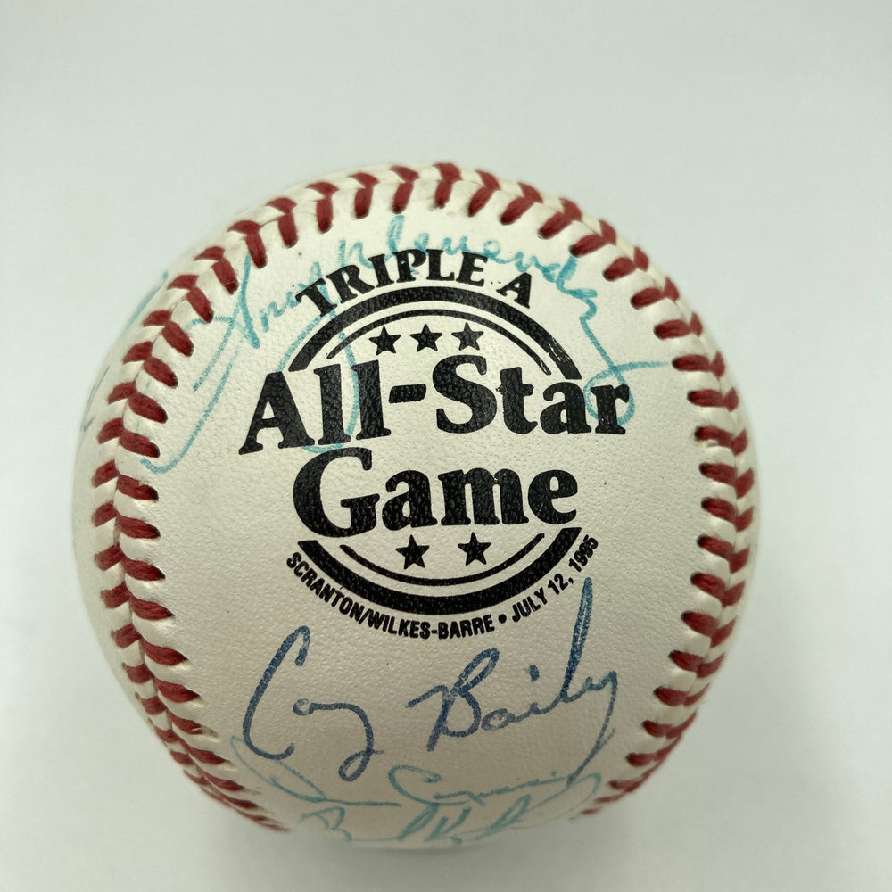 1995 Minor League Triple-A All Star Game Team Signed Baseball 26 Sigs Beckett