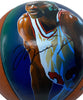 Michael Jordan Signed Hand Painted Art Basketball JSA 9 MINT & UDA Upper Deck