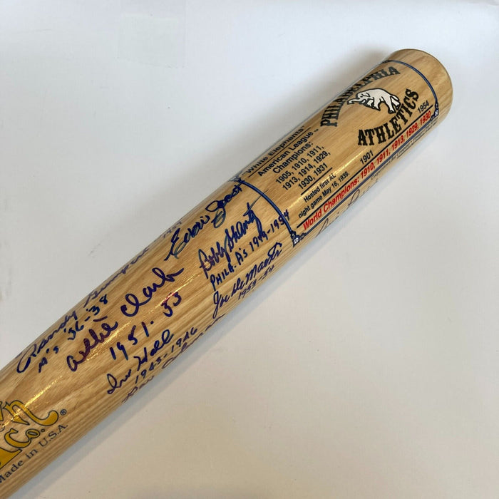 Philadelphia Athletics Legends Multi Signed Cooperstown Bat 24 Sigs JSA COA