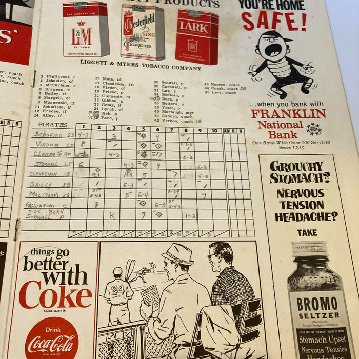 New York Mets April 18, 1964 Vintage Ticket Second Game Ever At Shea & Program
