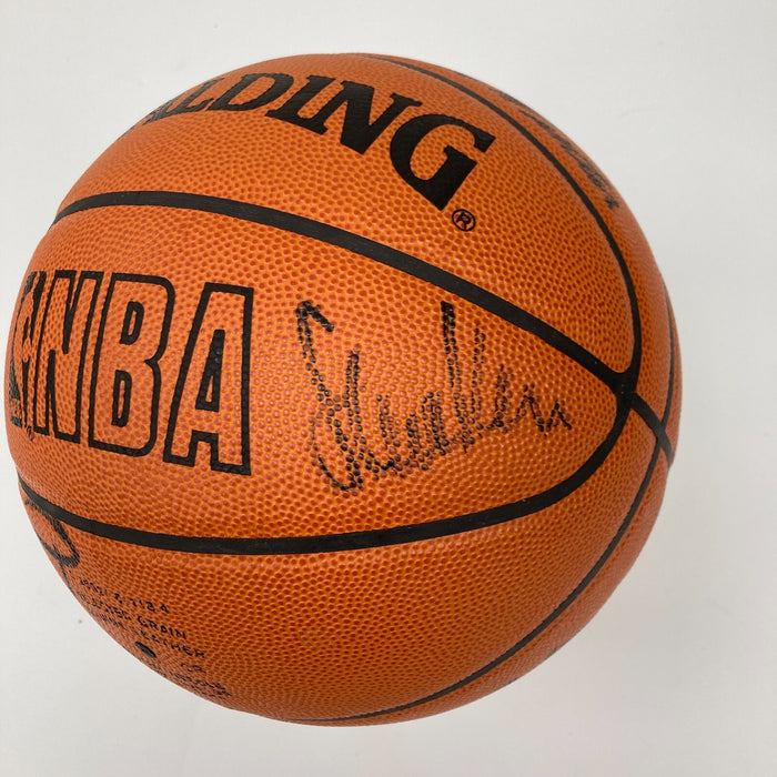 1997-98 Chicago Bulls NBA Champs Team Signed Game Basketball The Last Dance JSA