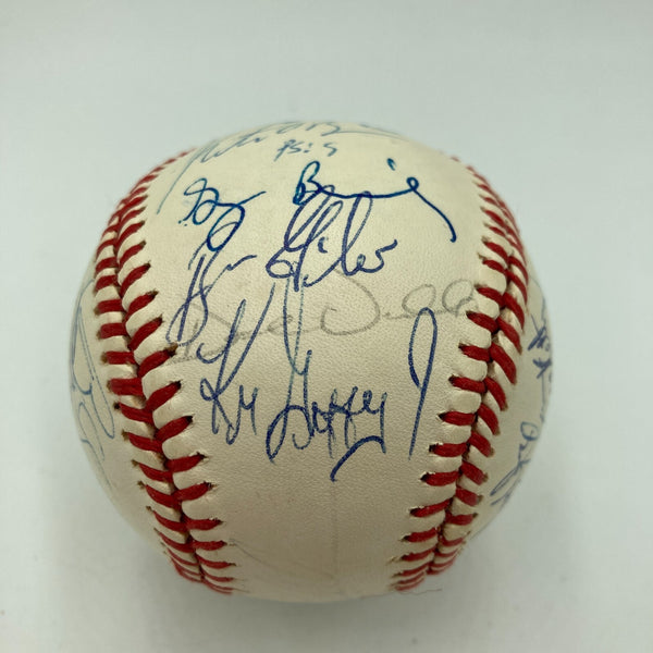 Ken Griffey Jr. 1990 Seattle Mariners Team Signed American League Baseball JSA