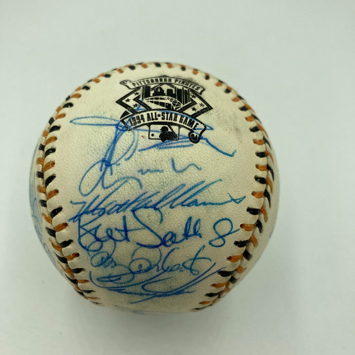 1994 All Star Game National League Team Signed Baseball Barry Bonds PSA DNA COA