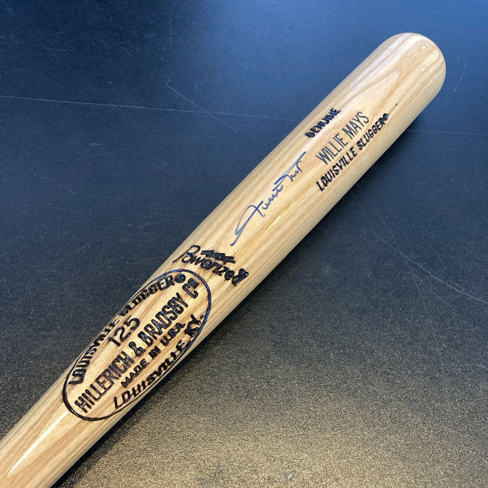 Nice Willie Mays Signed Louisville Slugger Game Model Baseball Bat With JSA COA