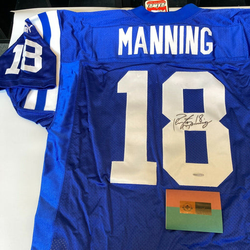 Peyton Manning Signed Indianapolis Colts Game Model Jersey UDA Upper Deck COA