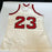 Michael Jordan Rookie Era Signed 1980's Sand Knit Chicago Bulls Jersey Beckett