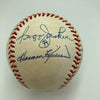 Mickey Mantle Willie Mays Aaron 500 Home Run Signed Baseball PSA DNA Auto Mint 9