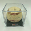Beautiful Jim Hegan Signed 1950's American League Harridge Baseball PSA DNA COA