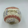 2002 Anaheim Angels World Series Champs Team Signed W.S. Baseball With JSA COA