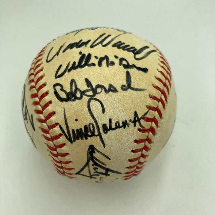 1987 St. Louis Cardinals NL Champs Team Signed World Series Baseball JSA COA
