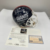 1990 New York Giants Super Bowl Champs Team Signed Full Size Helmet JSA Steiner