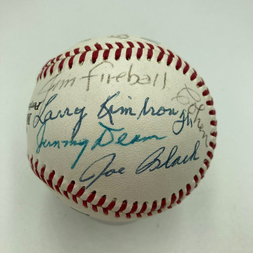 Josh Gibson Jr. Negro League Legends Multi Signed Baseball JSA COA