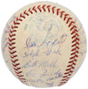 1953 New York Yankees World Series Champs Team Signed Baseball Mickey Mantle JSA